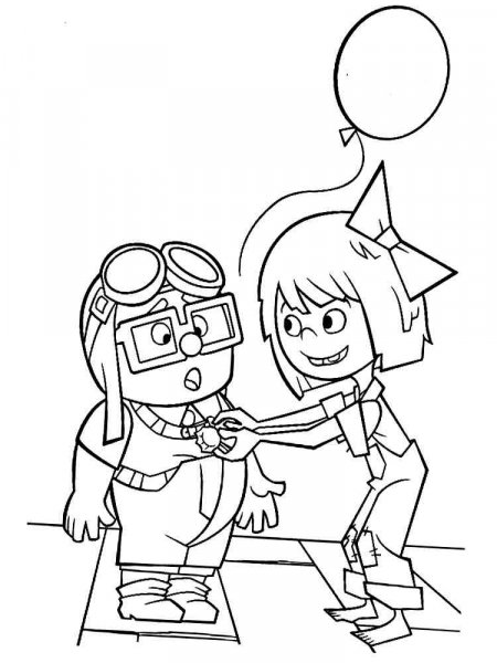 Up coloring pages