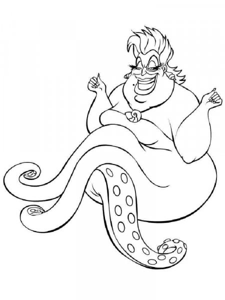 Ursula coloring pages