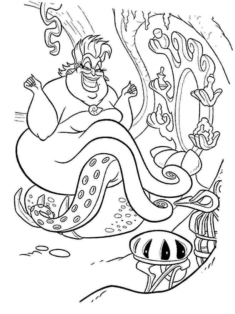 Download Ursula coloring pages. Free Printable Ursula coloring pages.