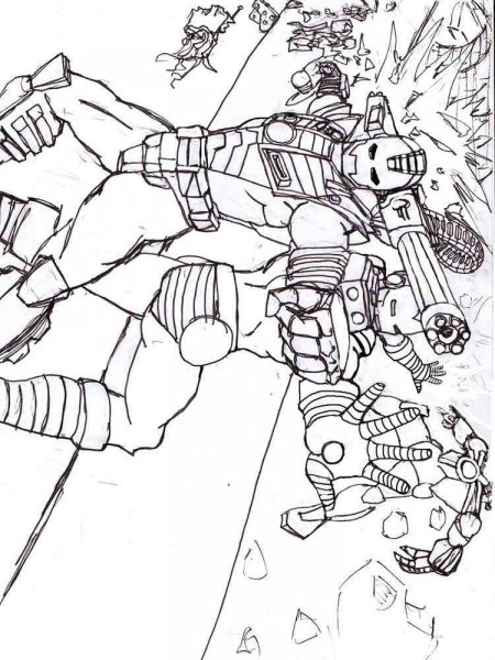 War Machine coloring pages