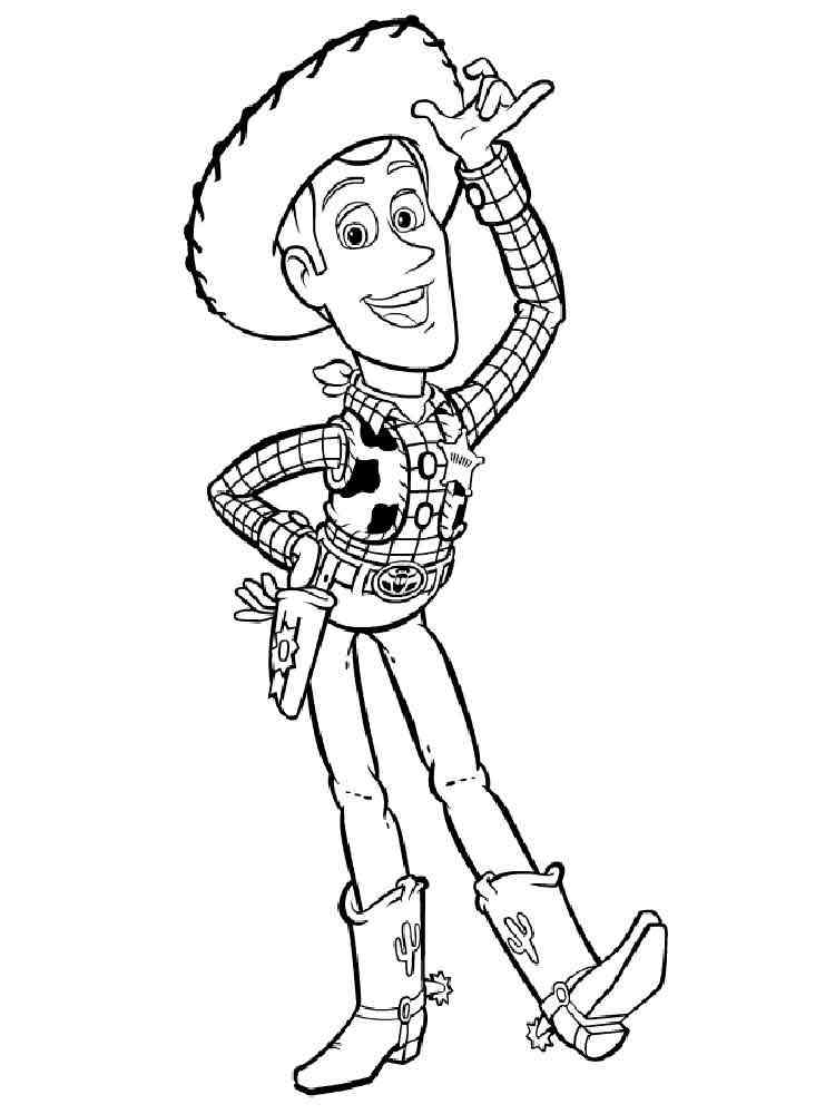 Woody coloring pages. Free Printable Woody coloring pages.
