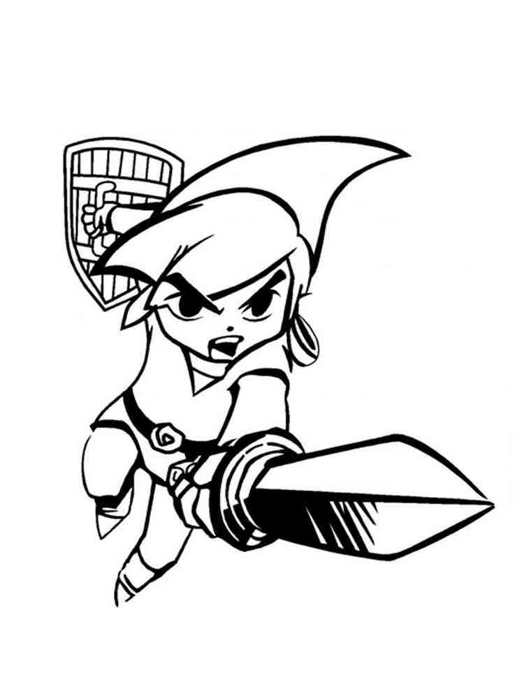 Zelda coloring pages. Free Printable Zelda coloring pages.