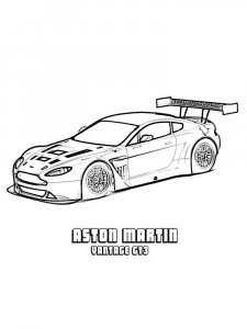 Aston Martin coloring page 12 - Free printable