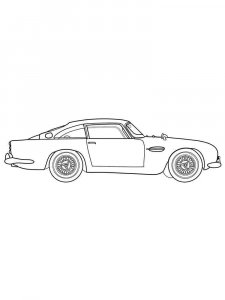 Aston Martin coloring page 16 - Free printable