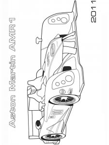 Aston Martin coloring page 4 - Free printable