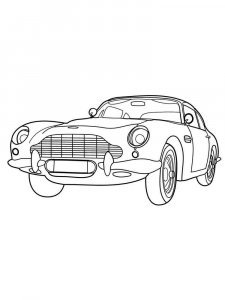 Aston Martin coloring page 6 - Free printable