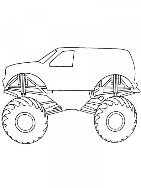 Big Car coloring pages