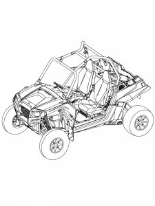 Buggy coloring page 1 - Free printable