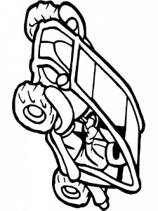 Buggy coloring page 2 - Free printable