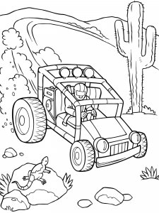 Buggy coloring page 4 - Free printable
