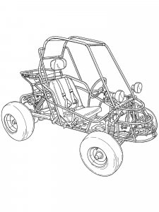 Buggy coloring page 8 - Free printable