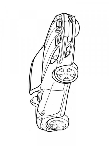 Cabriolet coloring pages