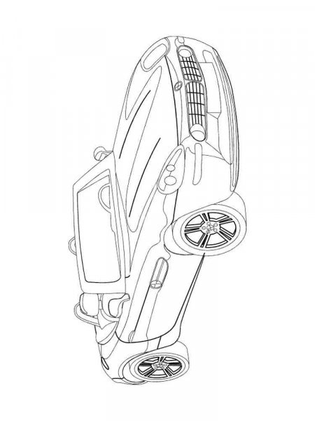 Cabriolet coloring pages