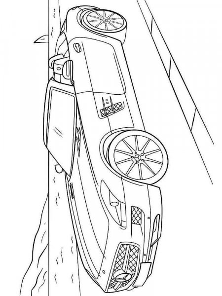 Cabriolet coloring pages