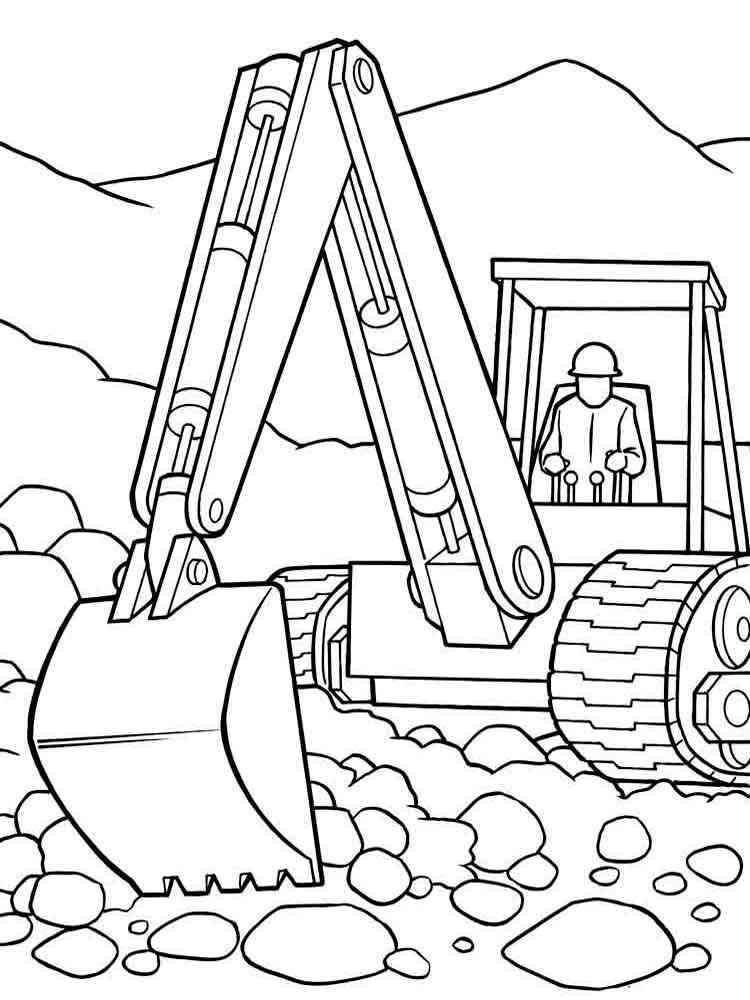 Construction Printable Coloring Pages