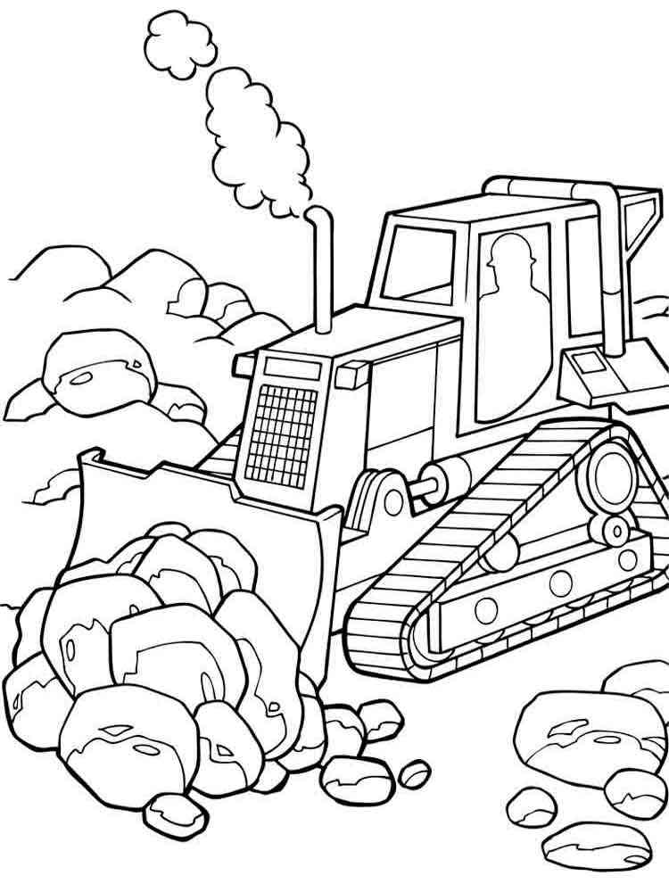 Construction Vehicles coloring pages