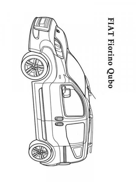 Fiat coloring pages