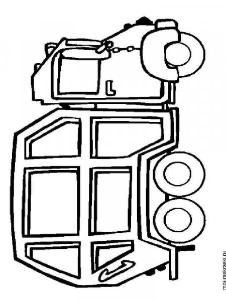 Garbage Truck coloring pages