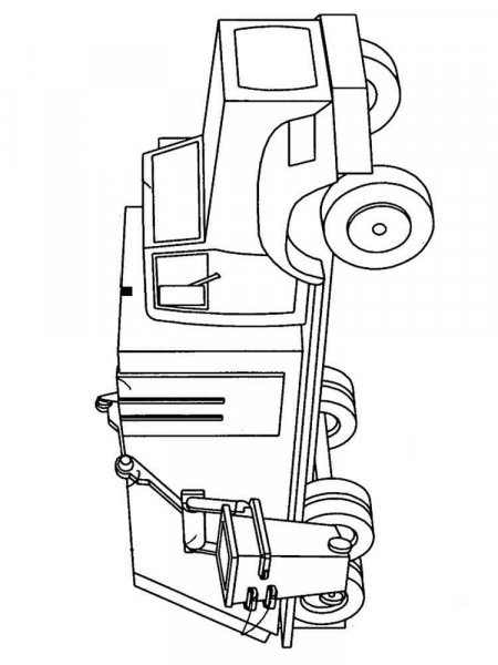 Garbage Truck coloring pages