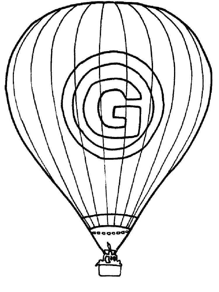 Hot Air Balloons coloring pages. Download and print Hot ...