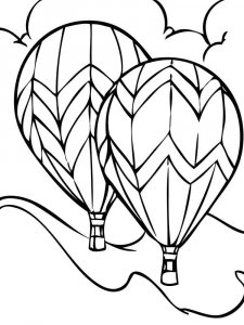 Hot Air Balloon coloring page 13 - Free printable