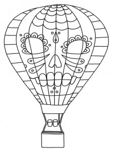 Hot Air Balloon coloring page 14 - Free printable