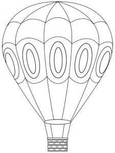 Hot Air Balloon coloring page 2 - Free printable