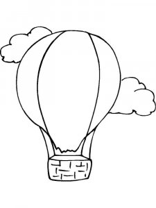 Hot Air Balloon coloring page 6 - Free printable