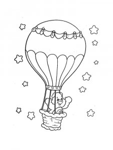 Hot Air Balloon coloring page 40 - Free printable