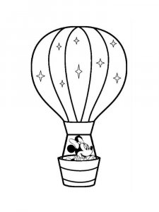 Hot Air Balloon coloring page 43 - Free printable