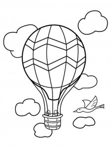 Hot Air Balloon coloring page 30 - Free printable