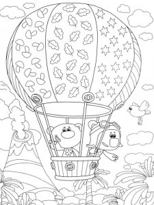 Hot Air Balloon coloring page 31 - Free printable