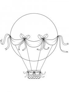 Hot Air Balloon coloring page 32 - Free printable