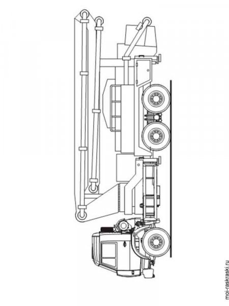 Kamaz coloring pages