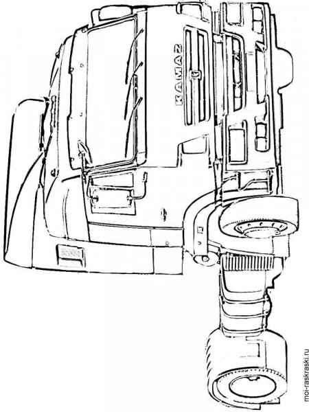 Kamaz Coloring Pages