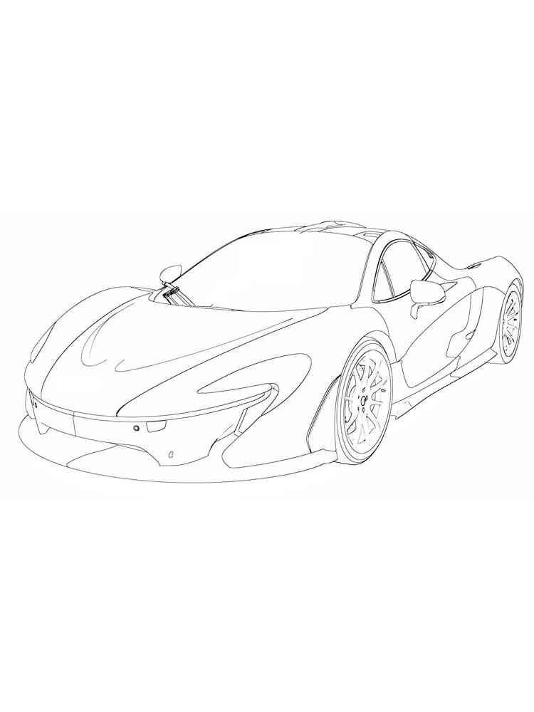 Free printable McLaren coloring pages.