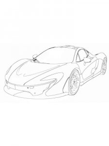 McLaren coloring page 12 - Free printable