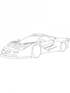 McLaren coloring page 13 - Free printable