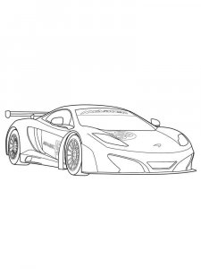 McLaren coloring page 14 - Free printable