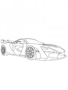 McLaren coloring page 15 - Free printable