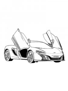 McLaren coloring page 2 - Free printable
