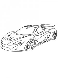 McLaren coloring page 6 - Free printable