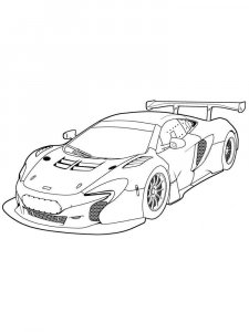 McLaren coloring page 7 - Free printable