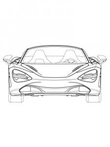 McLaren coloring page 9 - Free printable