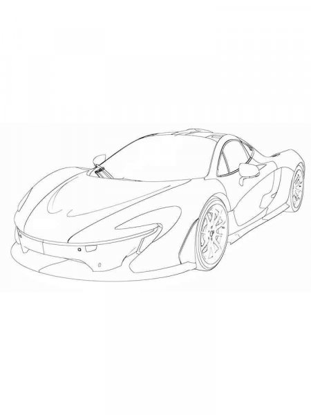 McLaren coloring pages