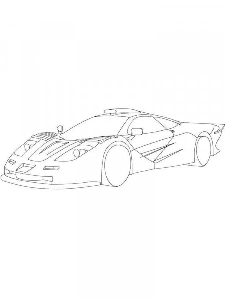 McLaren coloring pages