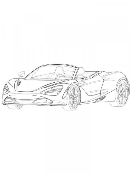 McLaren coloring pages