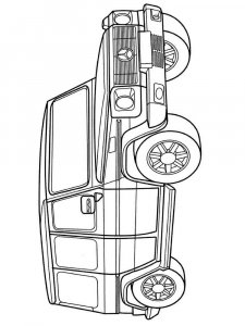 Mercedes G-Class coloring page 5 - Free printable