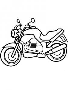 Moped coloring page 12 - Free printable