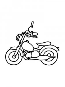 Moped coloring page 8 - Free printable